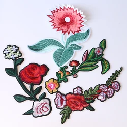 Flowers Decorative Patch Rose icon Embroidered Applique Patches For DIY Iron on Badges Stickers on the clothes,Jeans