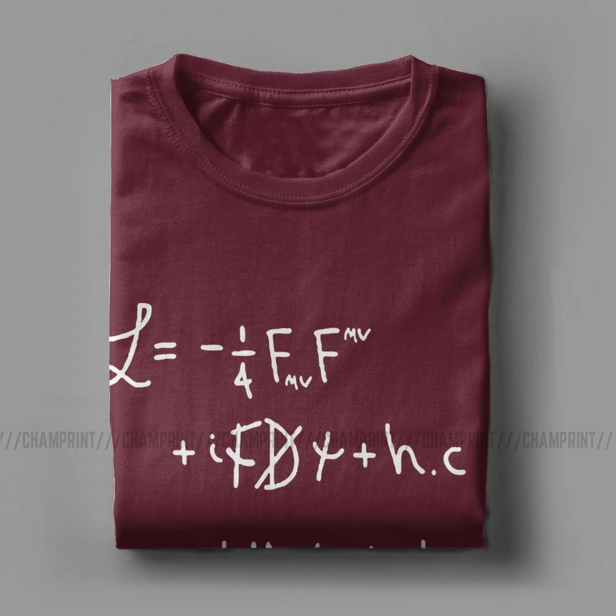 Men Universe Lagrangian T Shirts Quantum Mechanics Physics Science Physical Geek Nerd Tops Leisure O Neck Tees Summer T-Shirts