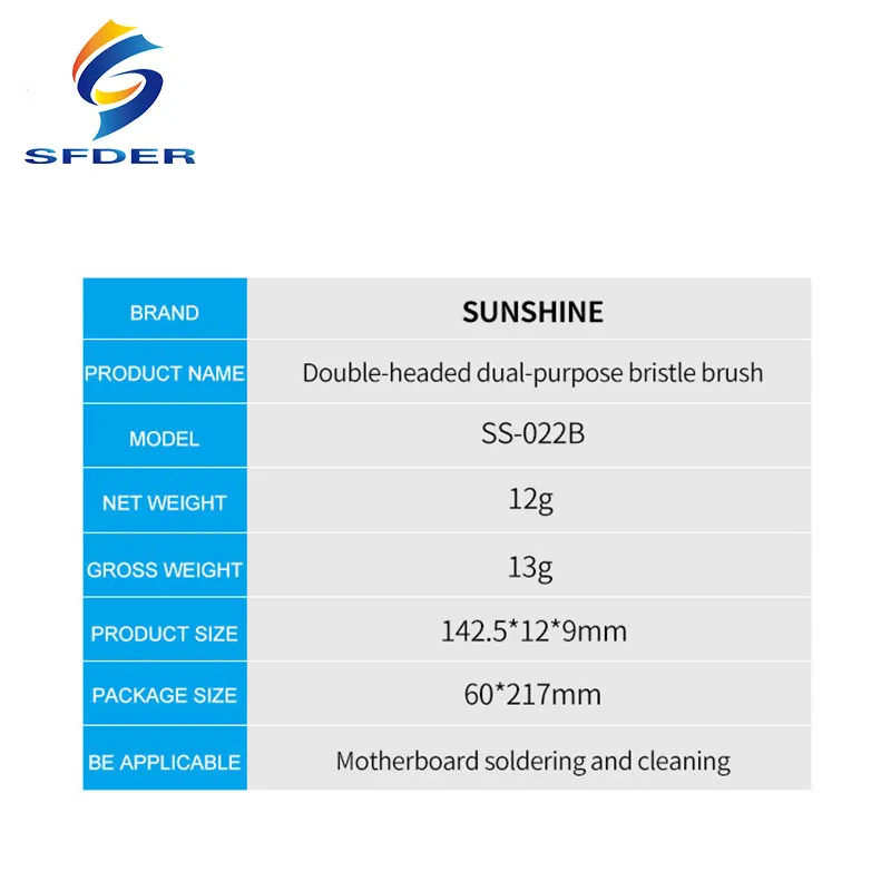 SS-022B SUNSHINE Anti-Static Brush Motherboard Cleaning Brush For Mobile Phone Repair Tools Kit Ferramentas