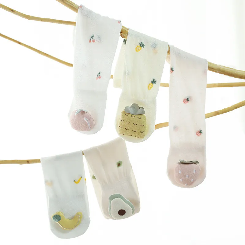 Baby Girls Summer Thin Newborn Baby Socks Cotton Knee High Baby Girls Sock Toddler Fruit Boys Socks Fashion Socks