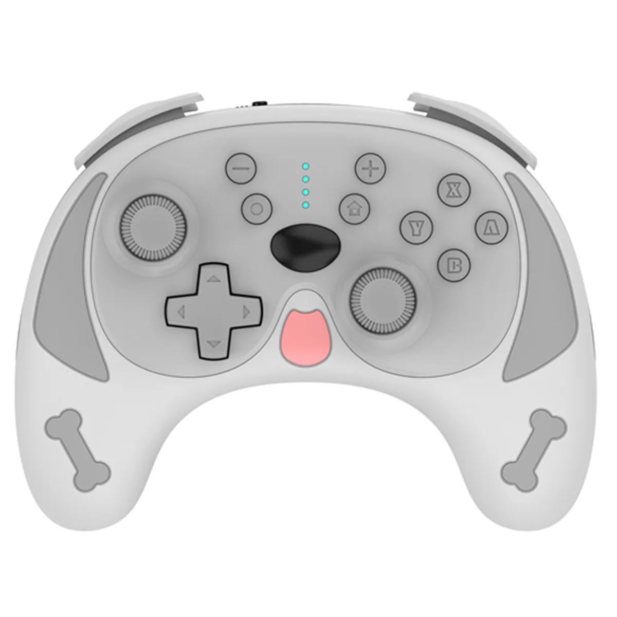 For Switch Pro Wireless Game Controller Cute Dog Shaped Bluetooth Gamepad with 6-Axis Gyro Dual Motor Vibration wake up