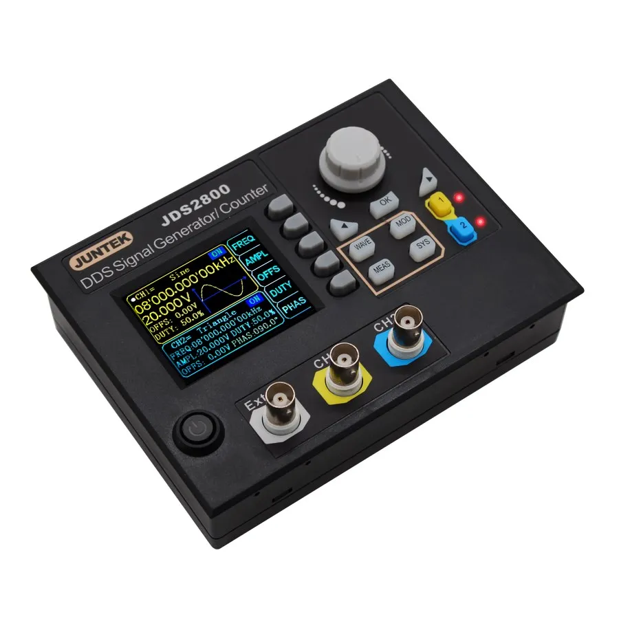 JDS2800 60M High Precision Digital Dual-channel DDS Function /Arbitrary Waveform Signal Generator Test bench Mosaic