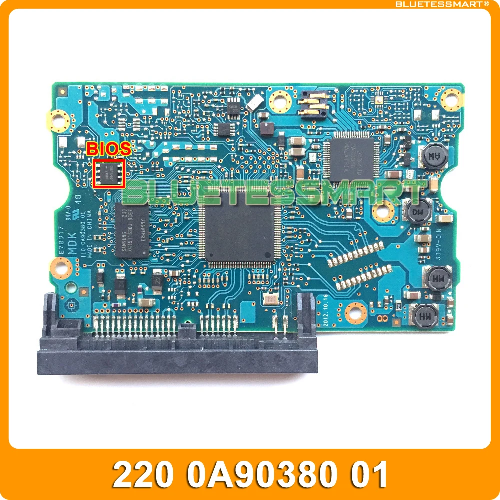 HDD PCB printed circuit board 220 0A90380 01 for Toshiba&Hitachi 3.5 SATA hard drive 110 0A90380 01 DT01ACA300