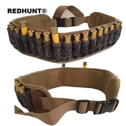 Shotgun Shell Bandolier Belt 12/20 Gauge Ammo Holder for Tactical Hunting 25 Rounds