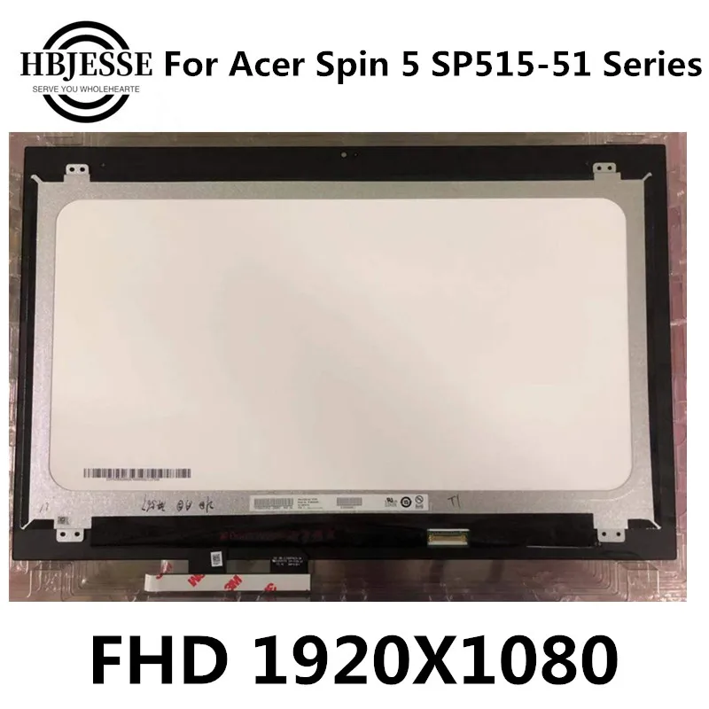 

FHD IPS LCD Screen Display LED Panel Touch Digitizer Glass Assembly for Acer Spin 5 SP515-51N-544J SP515-51N-54UU SP515-51N-54WQ