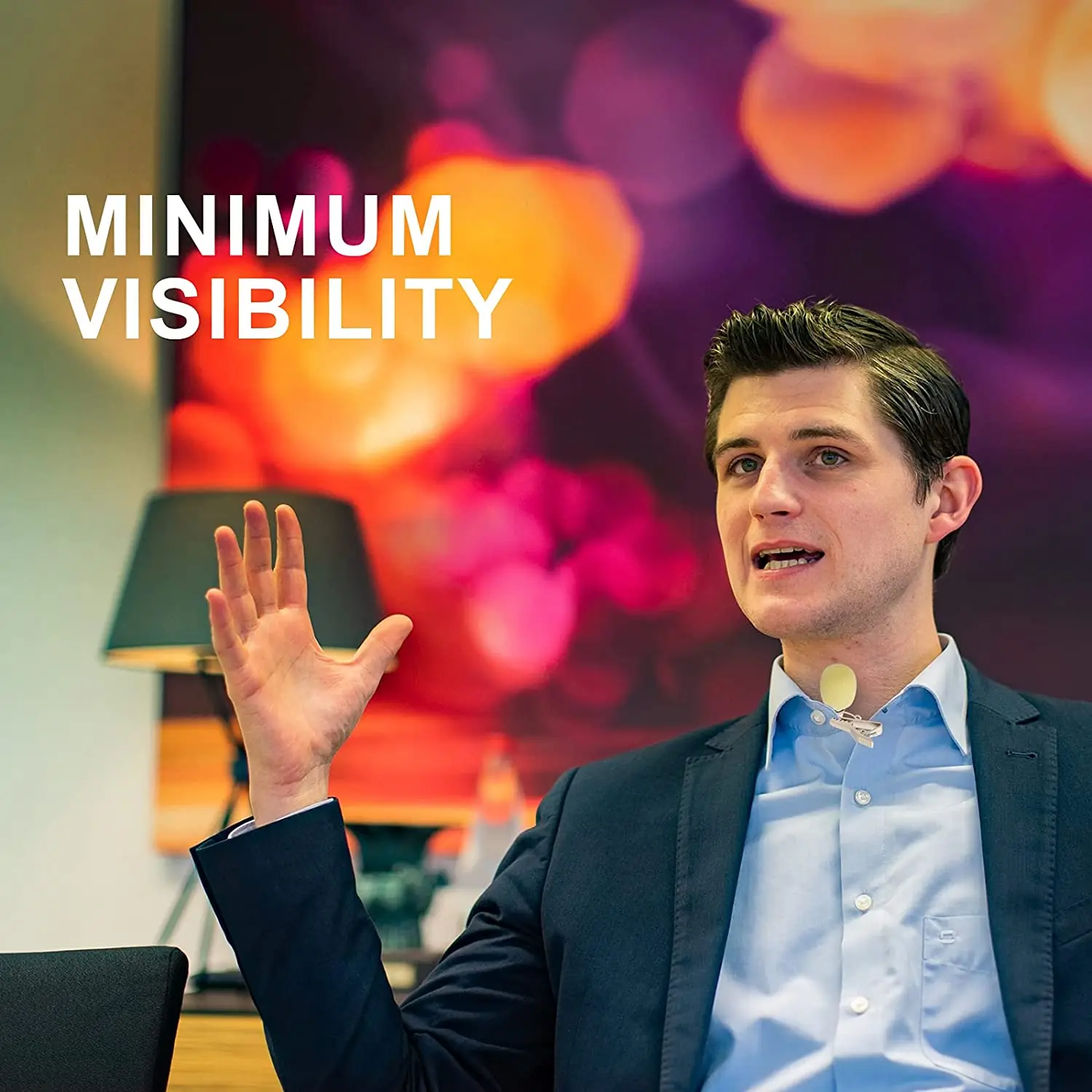 Петличный наушник бежевого цвета с лацканом и гарнитурой, гибкая проводная гарнитура, совместима со всеми беспроводными микрофонами Phenyx Pro