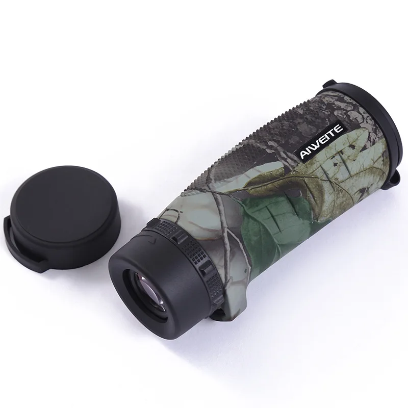 Camouflage 10x32 Monocular Telescope HD Waterproof Optical Monoculars Outdoor Camping Bird-watching Telescopes