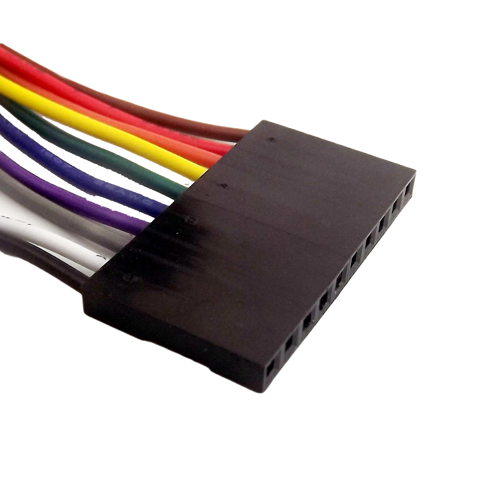 10 قطعة 30 سنتيمتر 10Pin -10Pin موصل الإناث إلى الإناث دوبونت سلك تمديد موصل كابل خط 2.54 مللي متر