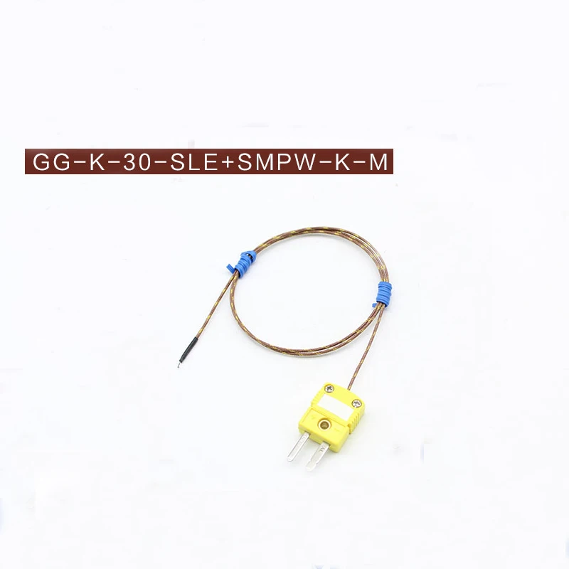 SMPW-K-M+GG-K-30-SLE type socket connector Thermocouple plug with Temperature measurement line