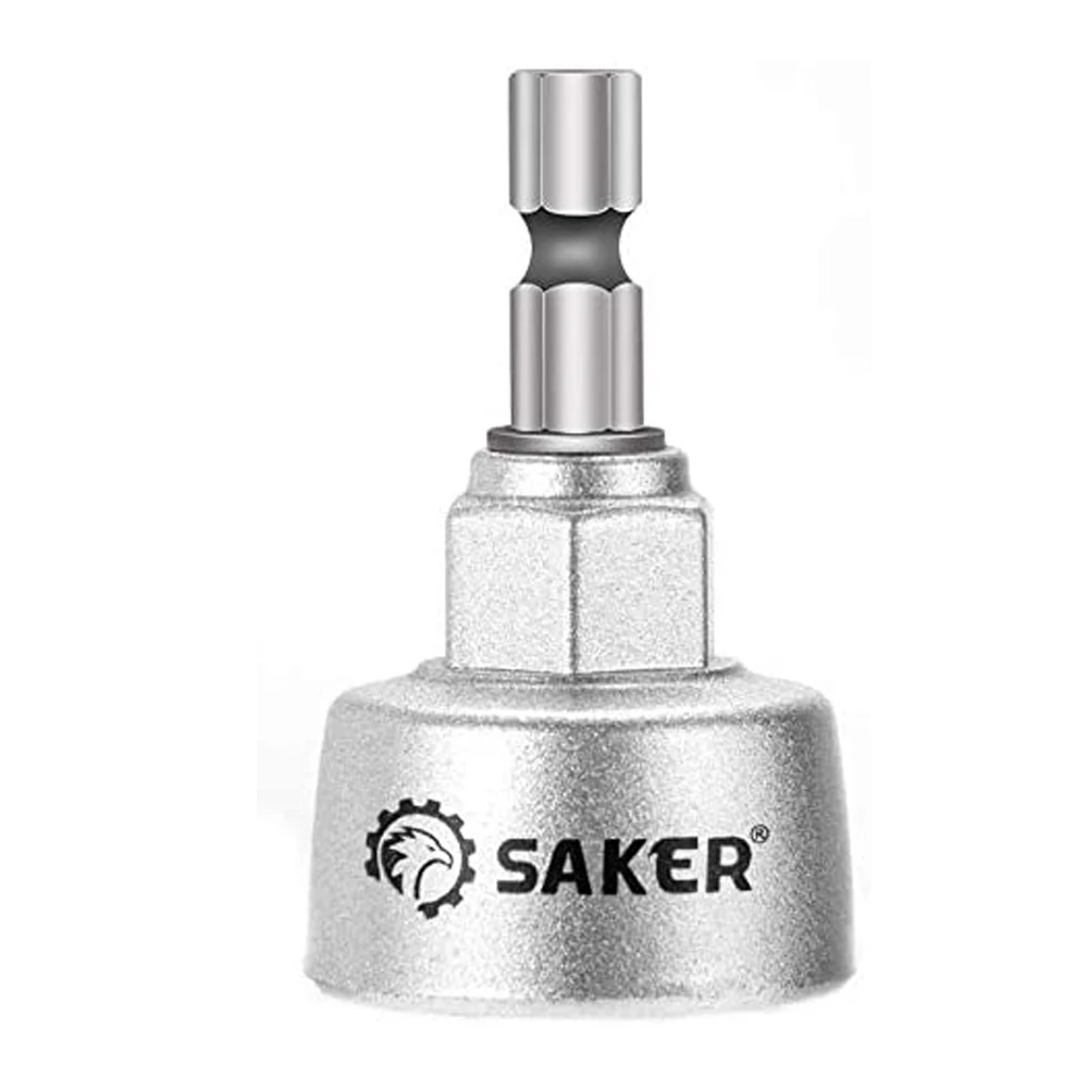 Saker Deburring Chamfering Tool Debur Drill Bit Remove Burr Steel Tools Quick Release Shank Fits 1/8\' (3mm) to 3/4\' (19mm)