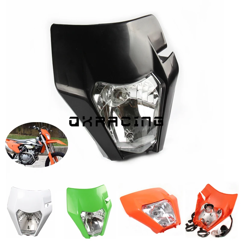 New Universal Headlight For 2016-18 SX SX-F EXC EXC-F Headlamp Motorcycle Dirt Bike Motocross