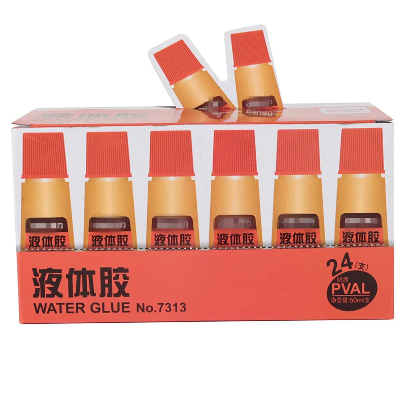 2 sztuk 50ml DIY silne stałe klej uczeń ręcznie klejone kij, wysokiej lepkości koperta klej PVP mocny klej szkolne materiały biurowe