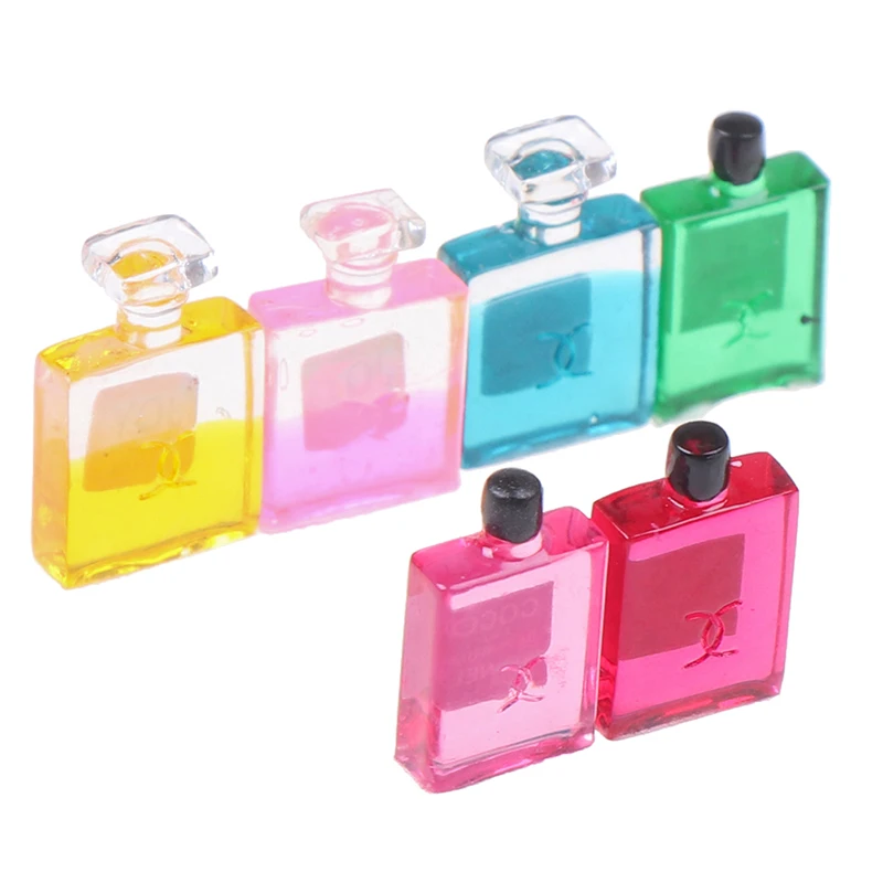 6 Bottles 1:12 Scale Dollhouse Miniature Furniture Perfume Decoration Toy Play Miniature Toy