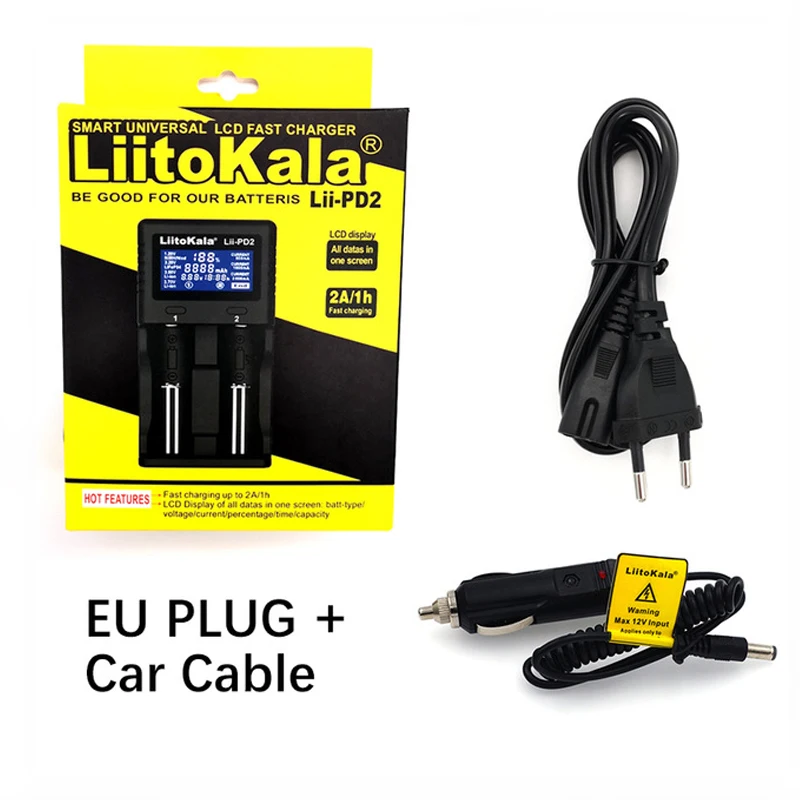 Liitokala Lii-PD4 PL4 PD2 18650 3.7V リチウムイオン充電器 1.2V ニッケル水素電池21700 18350 18500 AAA LiFePO43.2V 3.85V カーガドール 26650