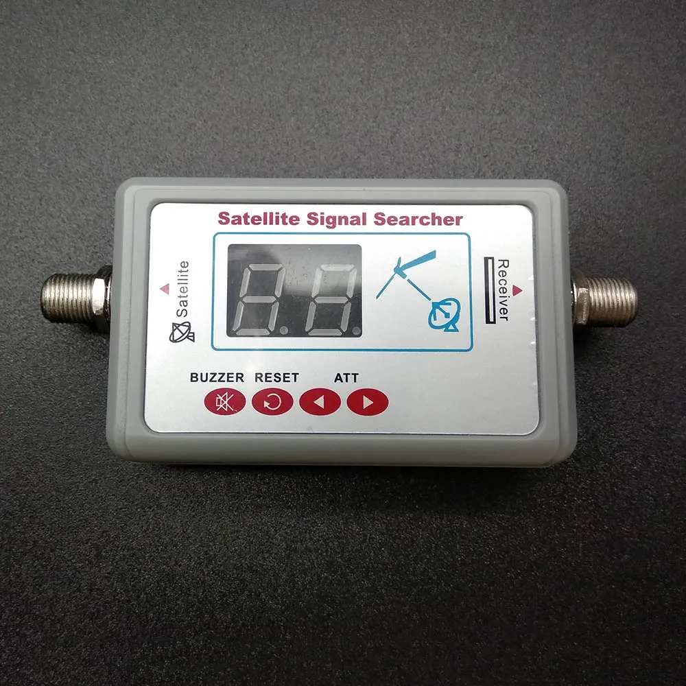 Détecteur de signal satellite numérique d\'antenne TV, compteur, écran LCD, FTA, pointeur de signal DIRECTV, outil de recherche de signal TV