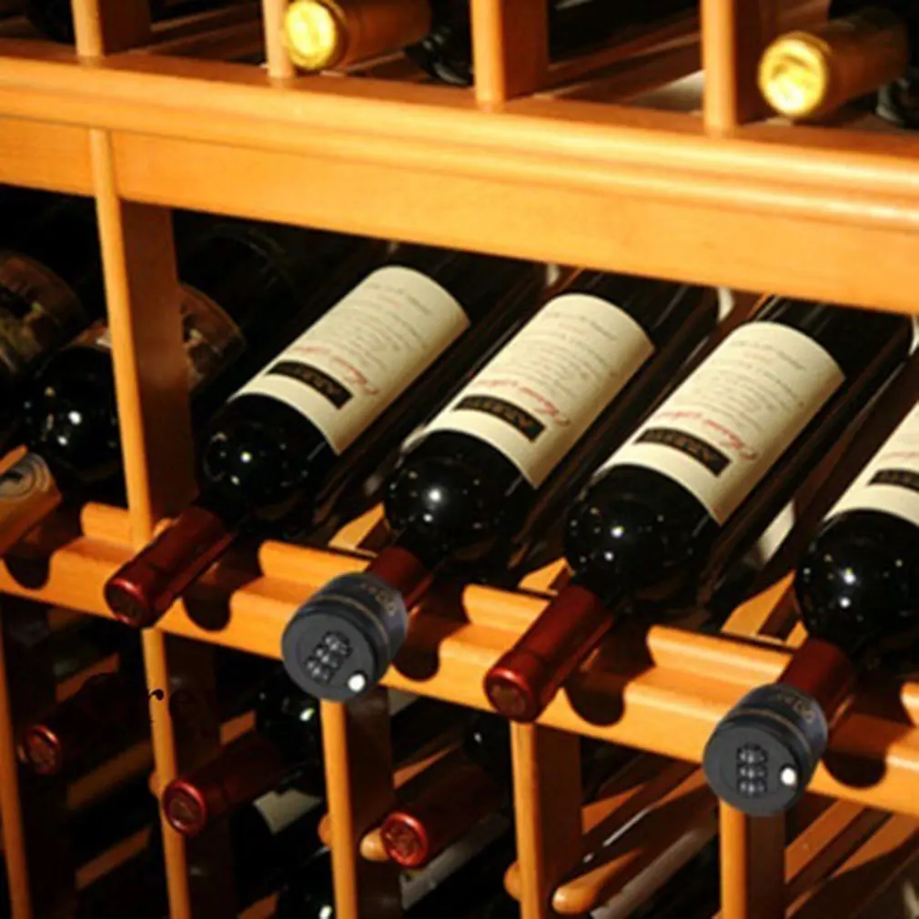 زجاجة بلاستيكية قفل بكلمة مرور قفل مجمع النبيذ سدادة فراغ التوصيل جهاز الحفاظ على الأجهزة والأثاث