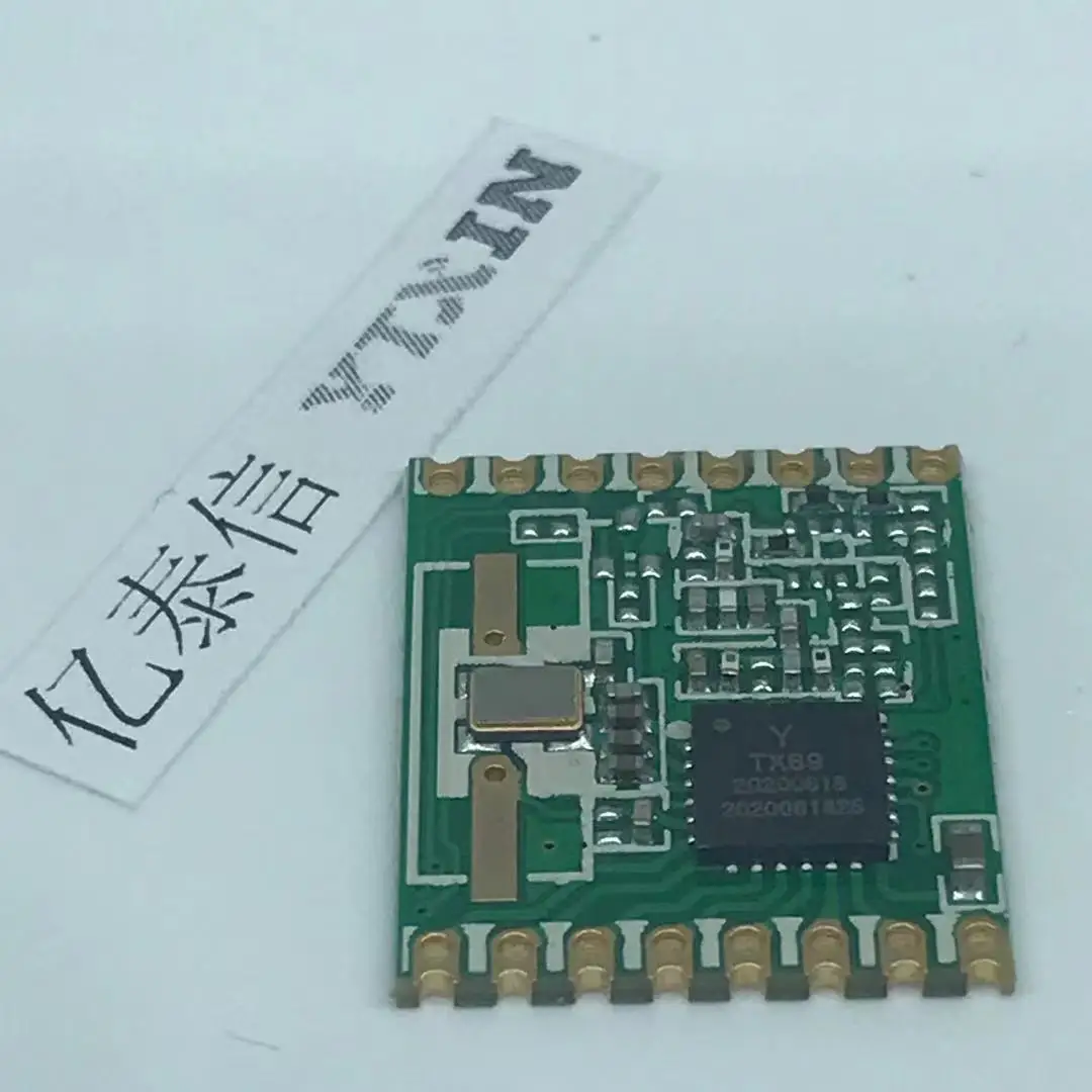 YTX69 315mhz 433mhz 868mhz 915mhz fsk transceptor módulo 13dbm frecuencia (RF \ LORAFSK \ ASK \ OOK) módulo inalámbrico, control remoto \ estabilizad