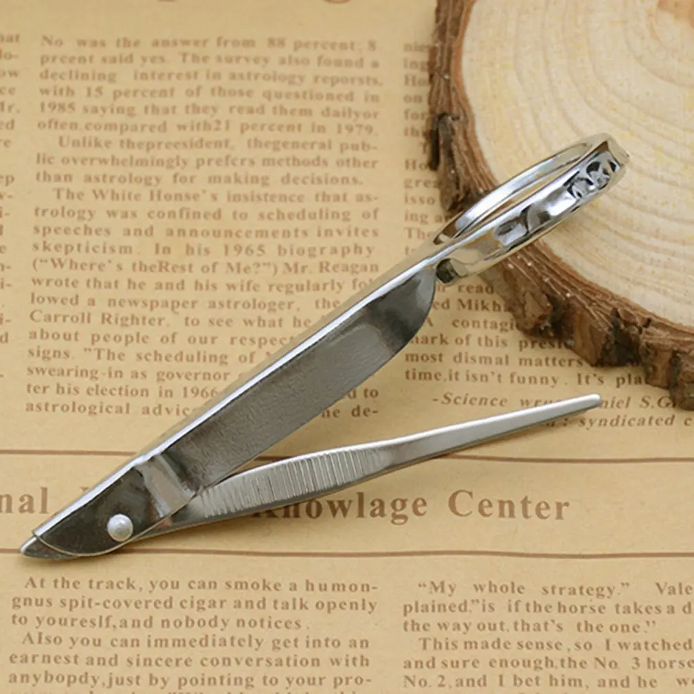 10X Vergrootglas Tweezer Draagbare Size Rvs Vergrootglas Met Pincet Handheld Repareren Loupe Tool Groothandel