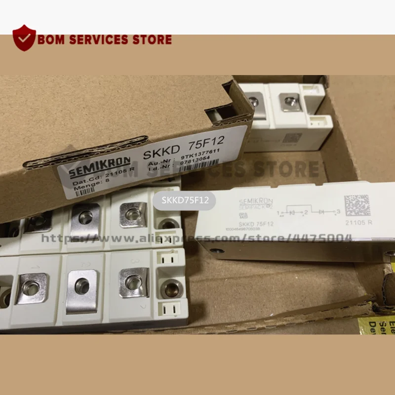 SKKD60F17 SKKD75F12 SKKD60F12 شحن مجاني جديد الأصلي IGBT وحدة