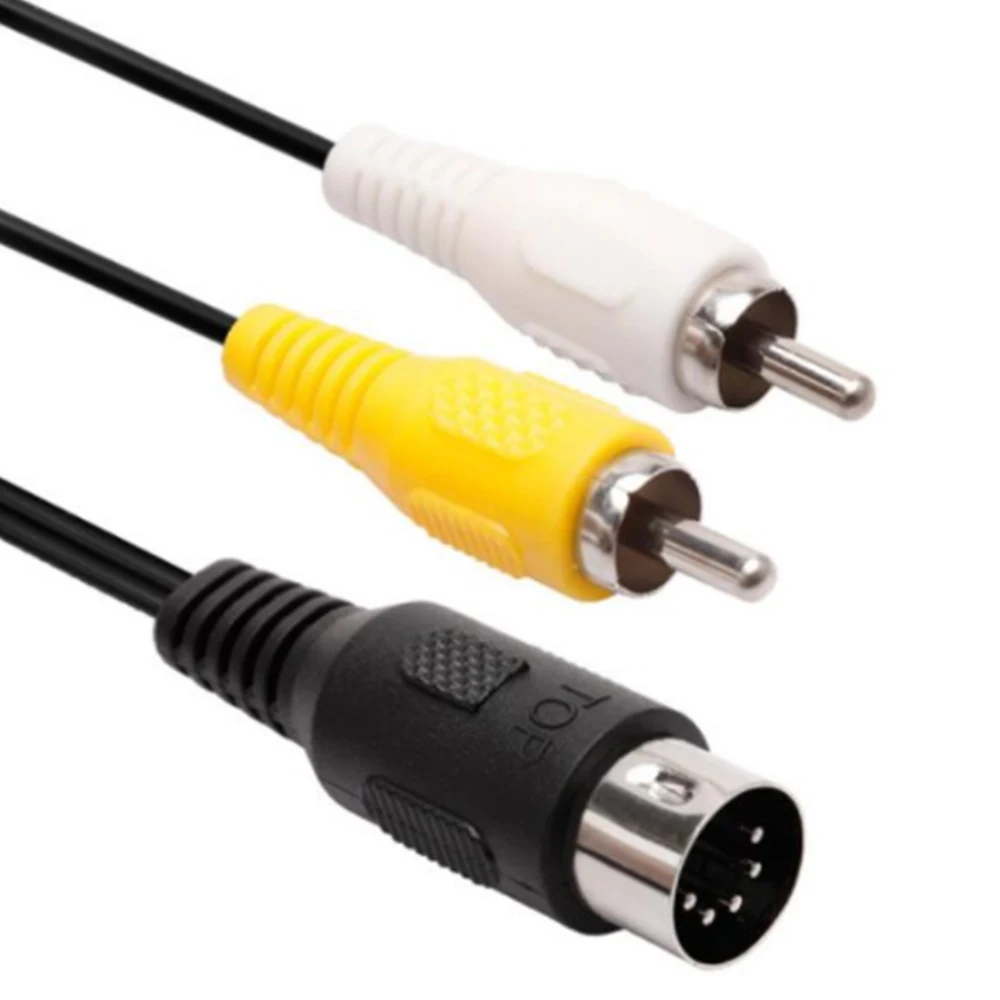 6FT 1.8 متر 5 دبوس لعبة الصوت والفيديو كابل AV لنموذج 1 MK-1601 سيجا نشأة 1 لعبة سيجا ميغادريف 1 ماستر نظام 1 ، سيجا نشأة 1