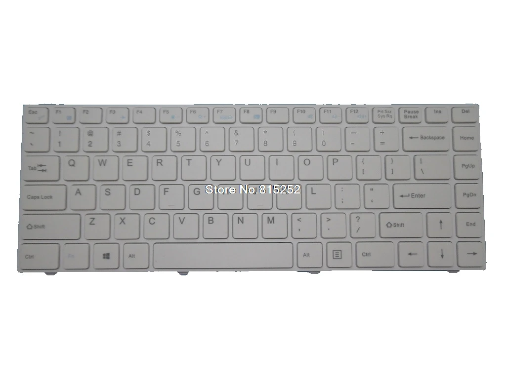 

Laptop Keyboard For LYZPIN SL R34 White United States US With White Frame