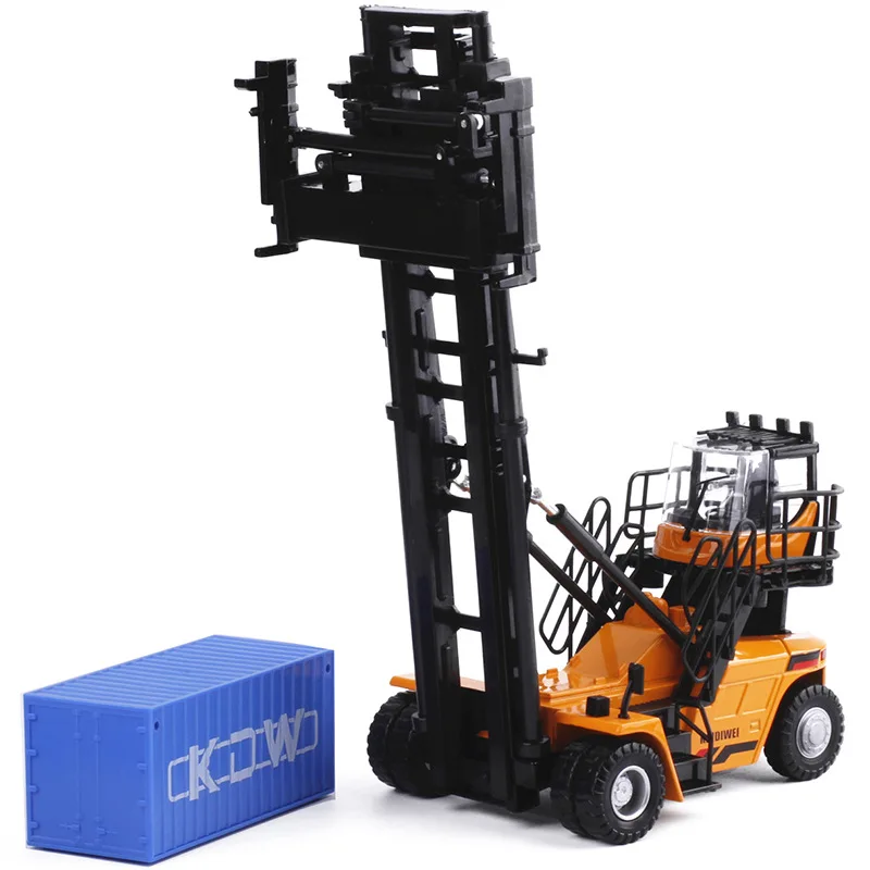 1:50 alloy container stacker model,high-quality stacker truck,children\'s container toys,free shipping