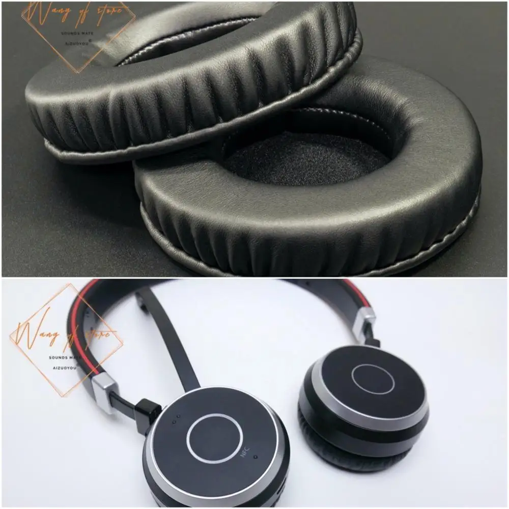 Soft Leather Ear Pads Foam Cushion For Jabra Evolve 65 Headphone Perfect Quality, Not Cheap Version