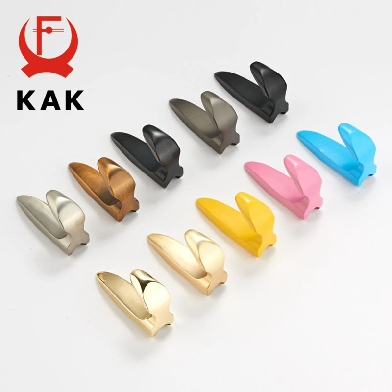 KAK Colored Towel Hook for Bathroom Clothes Hook for Kids Room Robe Hook Hangers Coat Wall Hook for Living Room Kitchen Hardware