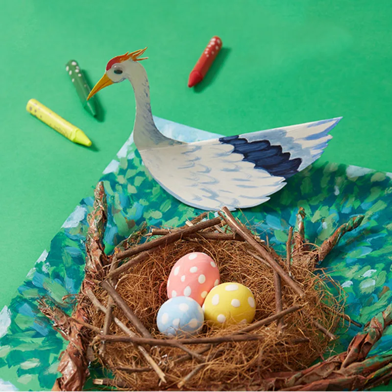 DIY New Nest For Birds Craft Toys For Children Handmade DIY Crafts For Kids Interactive Learning Educational Toys Gift