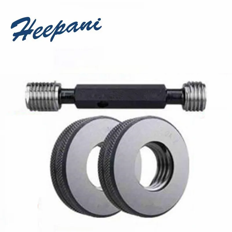 Thread Plug Anel Calibre Rosca de Parafuso Aeroespacial Medidor de Anel Liso Padrão go Nogo Mj4x0.7 Mj5x0.8 Mj6x1 Mj8x1 Mj10x1.25