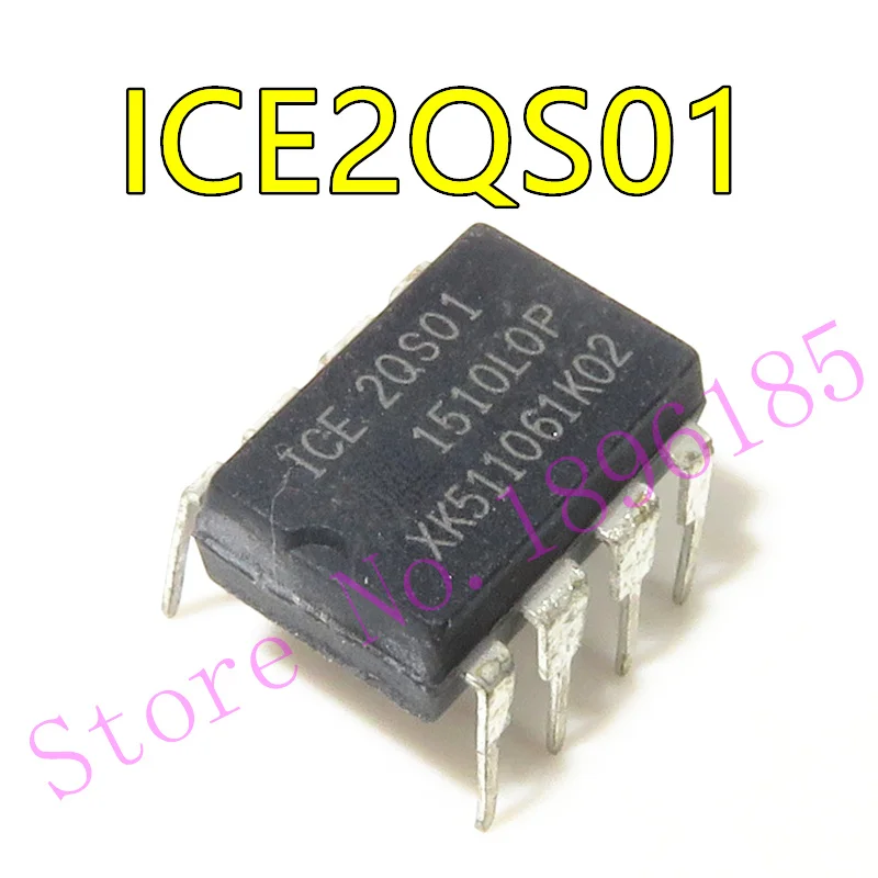 1pcs/lot ICE2QS01 2QS01 DIP-8 In Stock Quasi-resonant PWM Controller