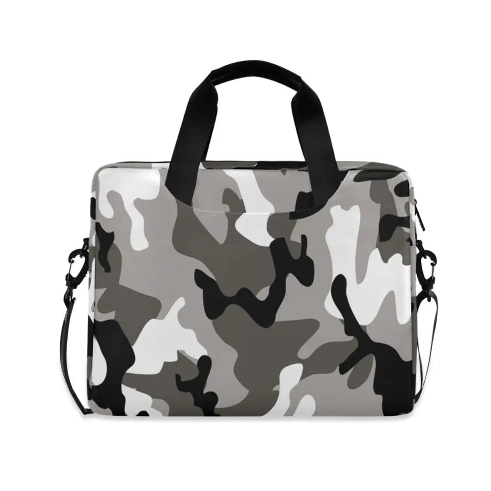 Business Briefcase Men Bag Army Fan Camouflage Printing Computer Laptop Handbag Male Shoulder Messenger Bags Men\'s Travel Bags