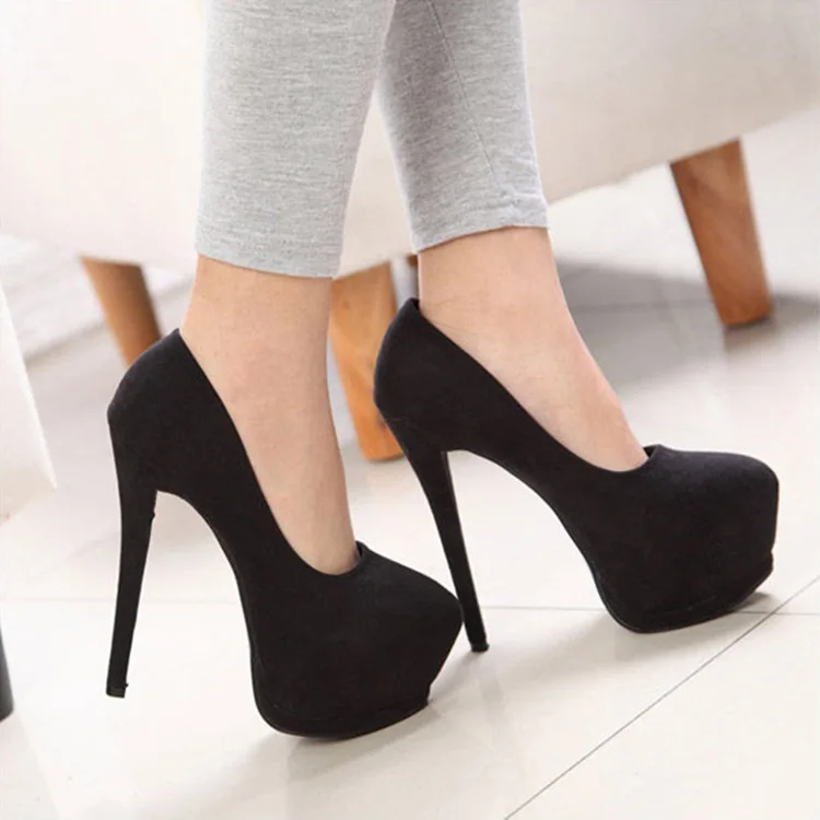 extreme high heels platform pumps women shoes beautiful shoes black platform heels party shoes for women ladies heels 2020