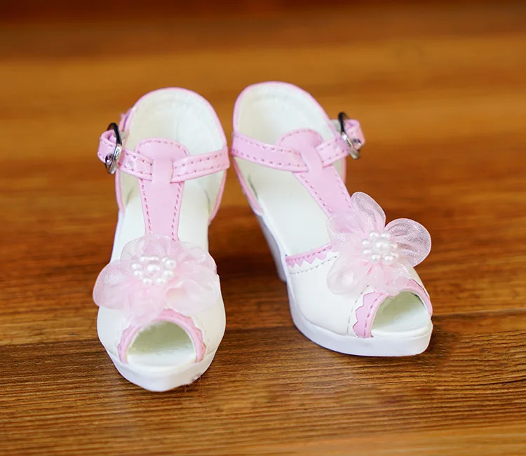 1/3 Schaal Bjd Sd Pop Boog-Knoop Hoge Hakken Lace Schoenen Voor SD13 Meisje Pop Accessoires. Exclusief Pop En Andere C0627