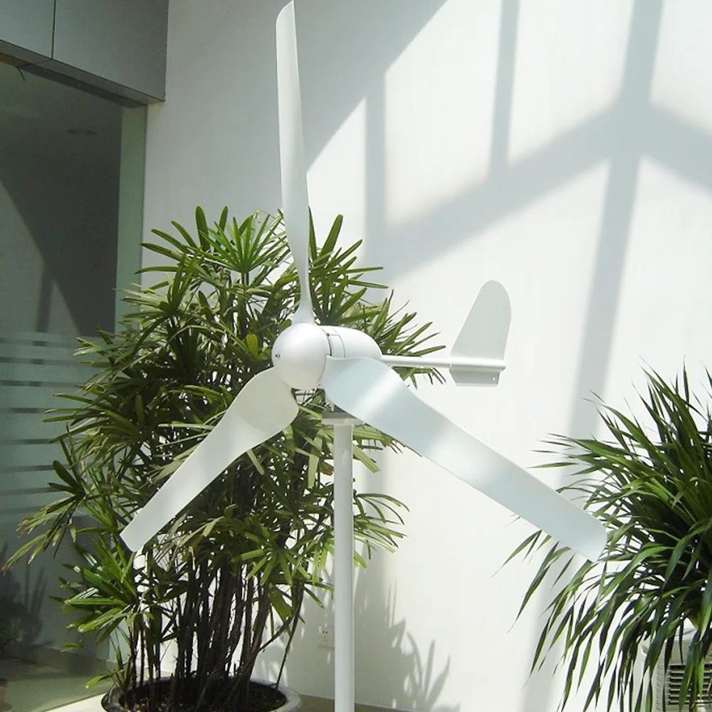 China Factory 10KW Home Small Wind Turbine Generator 10000W 12V 24V 48V Wind Generators With MPPT Controller For Farm