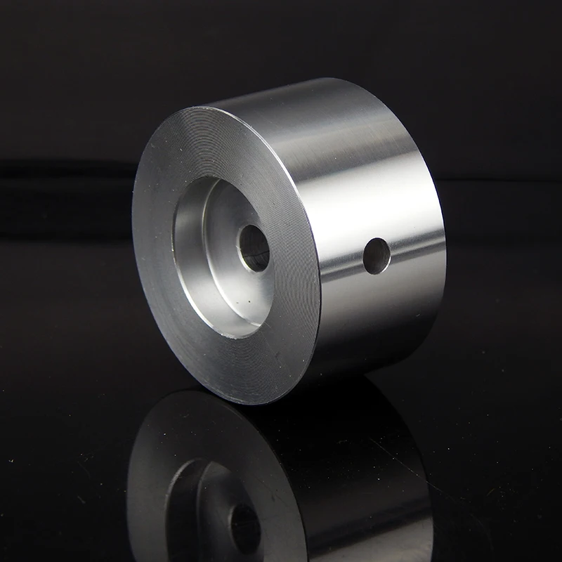 Aluminum Volume Knob 38mm Diameter 22mm Height 1pcs HIFI Audio Replacement for Amplifier Potentiometer with 6mm Hole Screw Type