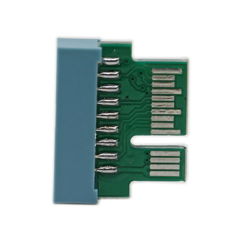 Untuk Lenovo Motherboard Blade 14-Pin USB Depan 3.0 Ke Sasis Biasa Standar 19-Pin Adaptor USB3.0 IS8XM IQ1X0MS IH110MS CX