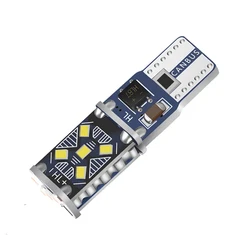 T10 W5W LED 194 Super Bright Car Lights Auto Reading Doom Door Bulb Vehicle Wedge Turn Side Interior Parking DRL Lamp White 12V