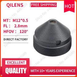 QILENS M12 LENS FL 2.8mm Ultrashort for 1/3 CCD with  F2.8 Mini CCTV HD 2.0 Megapixel Lens for Security Cameras