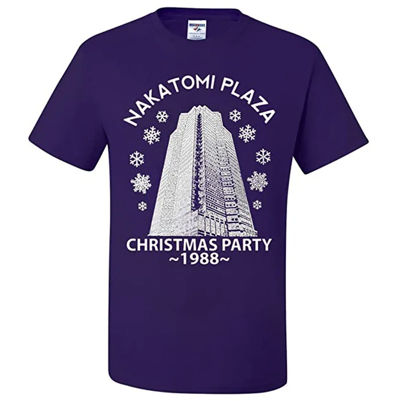 Ugly Christmas Sweater Nakatomi Plaza Xmas Party 1988 Classic Mens T-Shirts