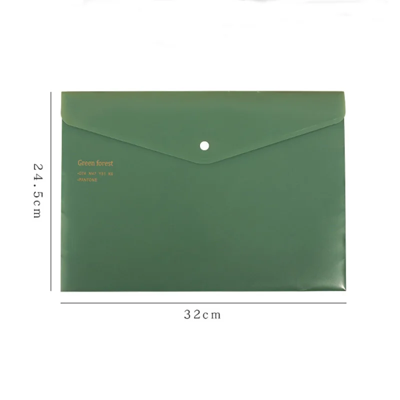 Mohamm 1Pc Random Color Creative Retro Color A4 Folder Student Supplies