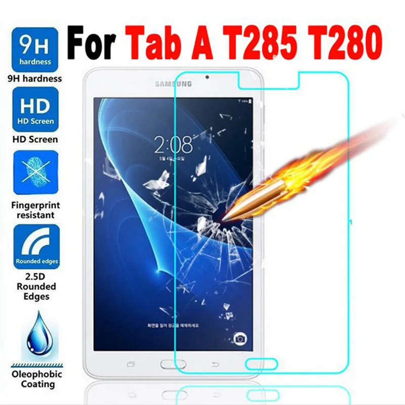 Screen Protector For Samsung Galaxy Tab A 7.0 Tempered Glass for Samsung Tab A 2016 7