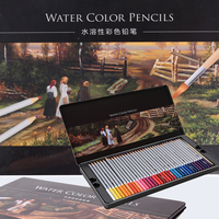 24/36/48/72 Colored Professional Watercolor Pencils Set, Art Drawing Pencils in Bright Assorted Shades, Ideal for Coloring