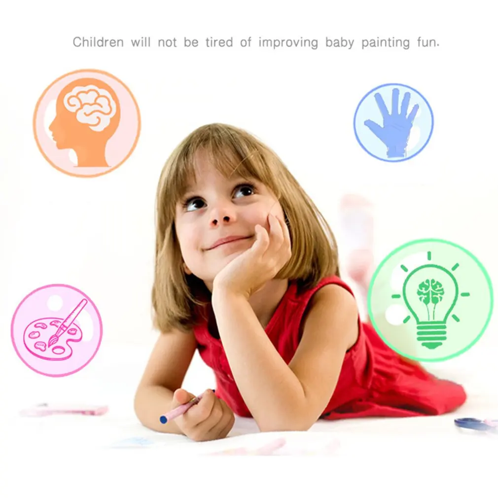 Montessori Toys Kids Colorful Water Picture Book Coloring Graffiti Reusable Doodle Magic Pen Drawing Board Toys Children Gifts