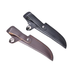 Hot 1pc 22cm Knife Sheath Leather Sheath With Waist Belt Buckle Pocket Multi-function Tool