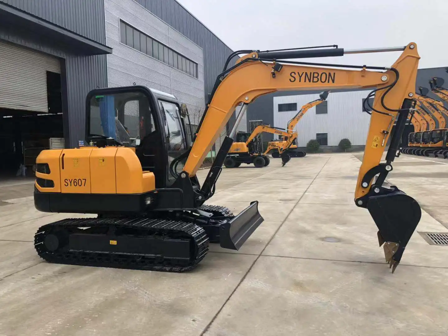 Hot Sale Crawler Excavator SY607 Hydraulic Digger Building Machine 6.5Ton