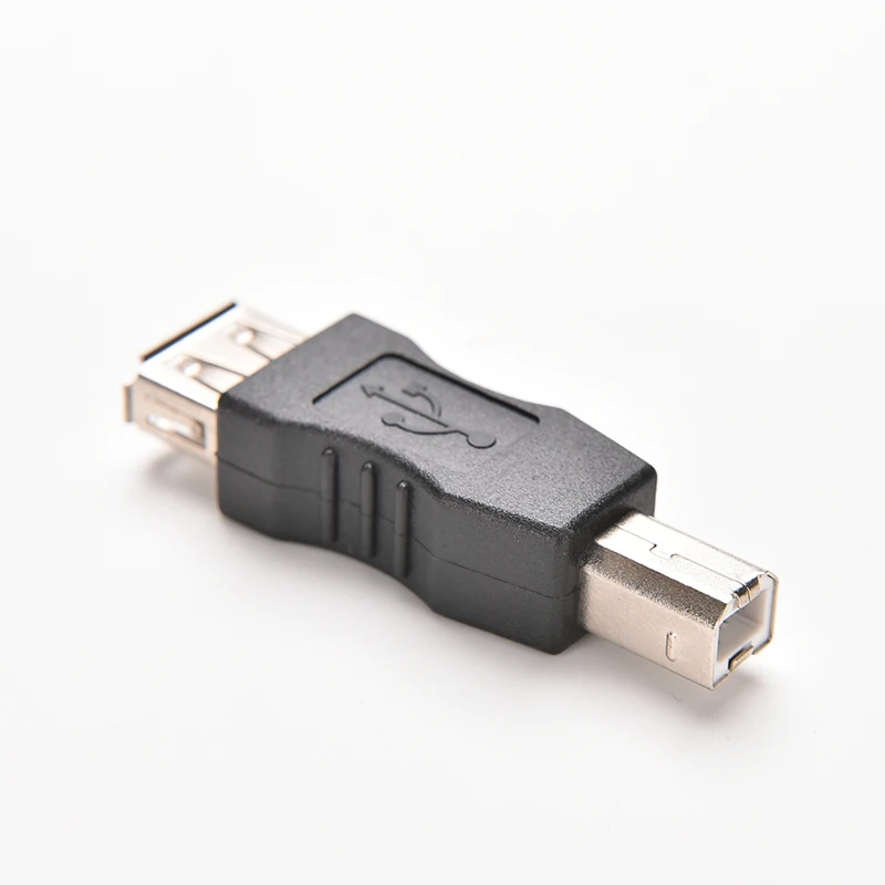 1PC USB 2.0 Type A Female To USB Type B Male Converter Adapter USB Print Cable Conector Charger Connector