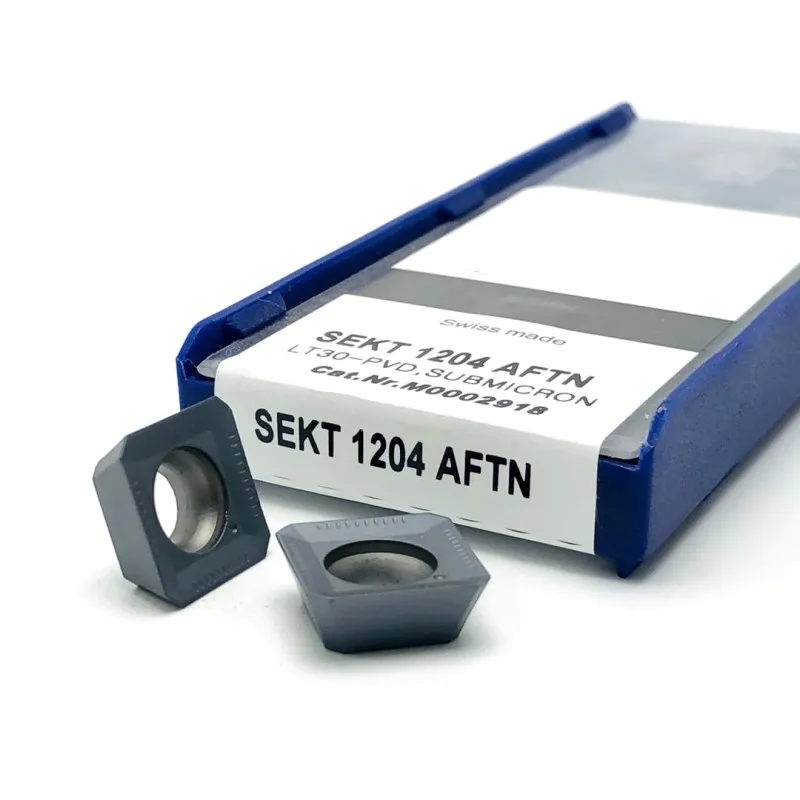 SEKT1204 AFTN LT30 inserto di fresatura in metallo duro fresa 100% di alta qualità utensile di tornitura lama tornio strumenti sekt 1204 inserto