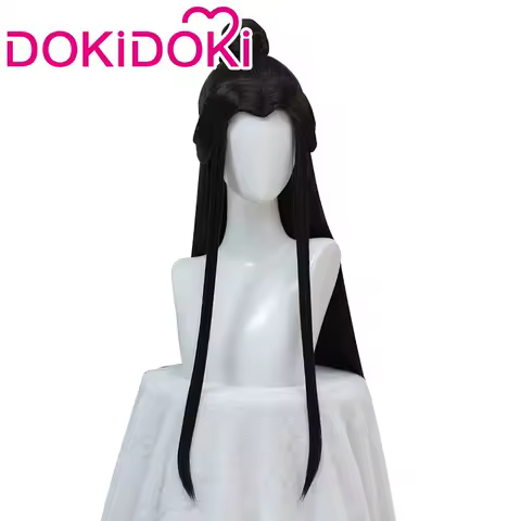 DokiDoki Anime Heaven Official's Blessing Cosplay Wig Xie Lian Crown Prince ver Tian Guan Ci Fu Cosplay Ancientry Universal Wig