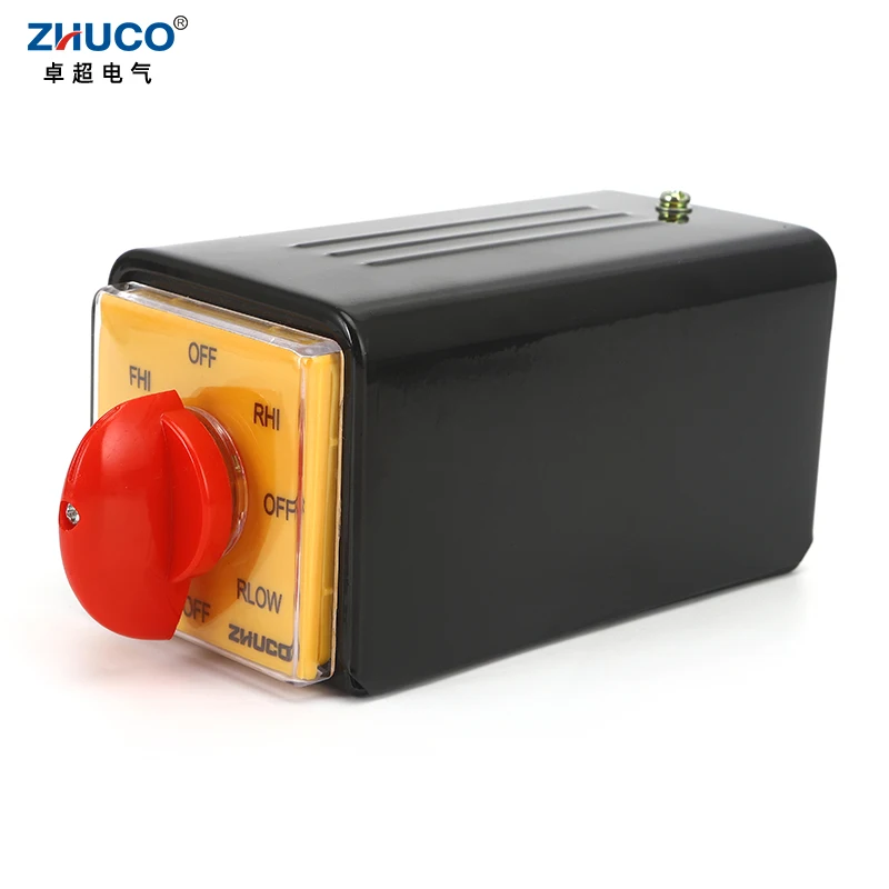 

ZHUCO SZW25-64D/6BF 25A 6 Poles Multi-Position Milling Machine Universal Changeover Cam Switch With Protection Iron Shell